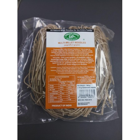 SM MULTIMILLET NOODLES(DHANIYAM)-180GM